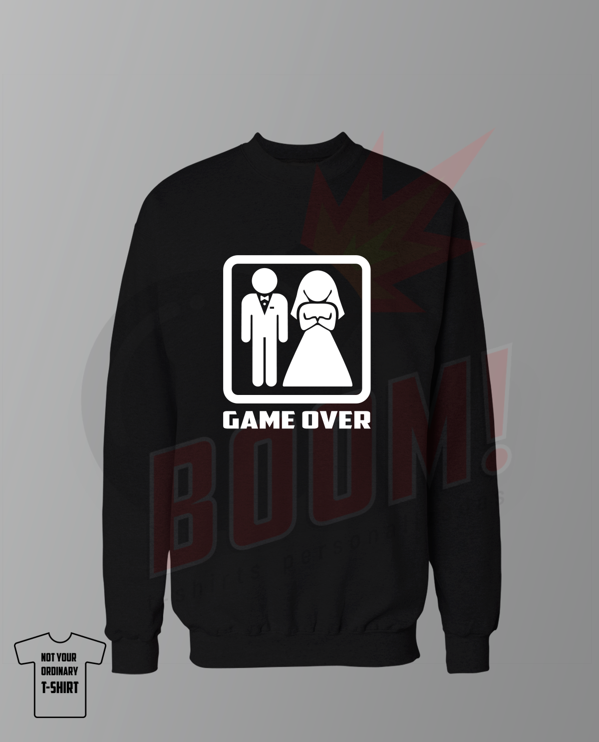 Game Over - BoomTshirtsPersonalizadas.pt