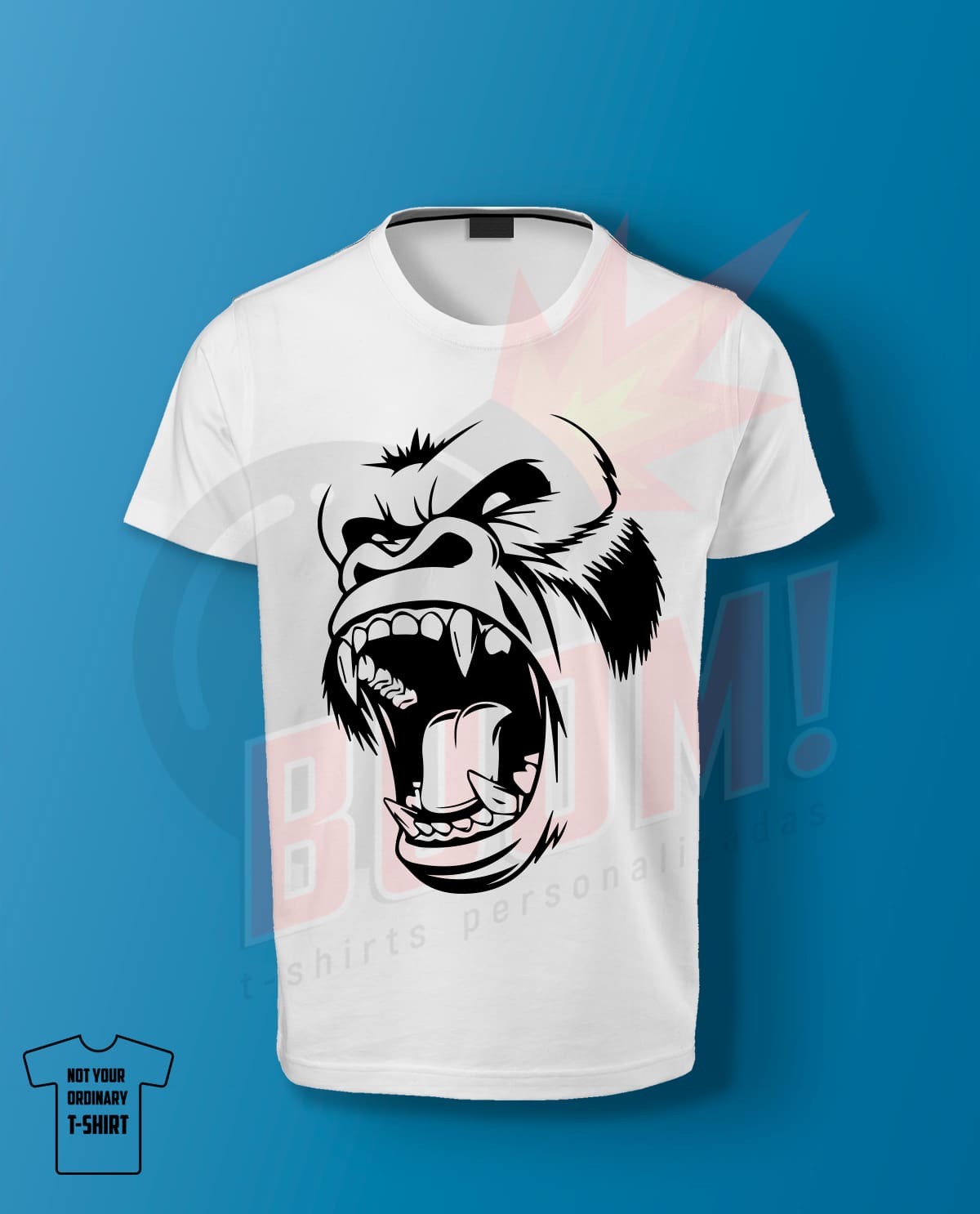 Angry Ape - BoomTshirtsPersonalizadas.pt